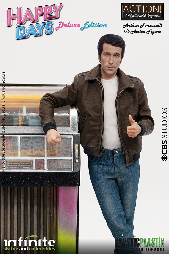 1/6 HAPPY DAYS - FONZIE W/JUKE-BOX DLX