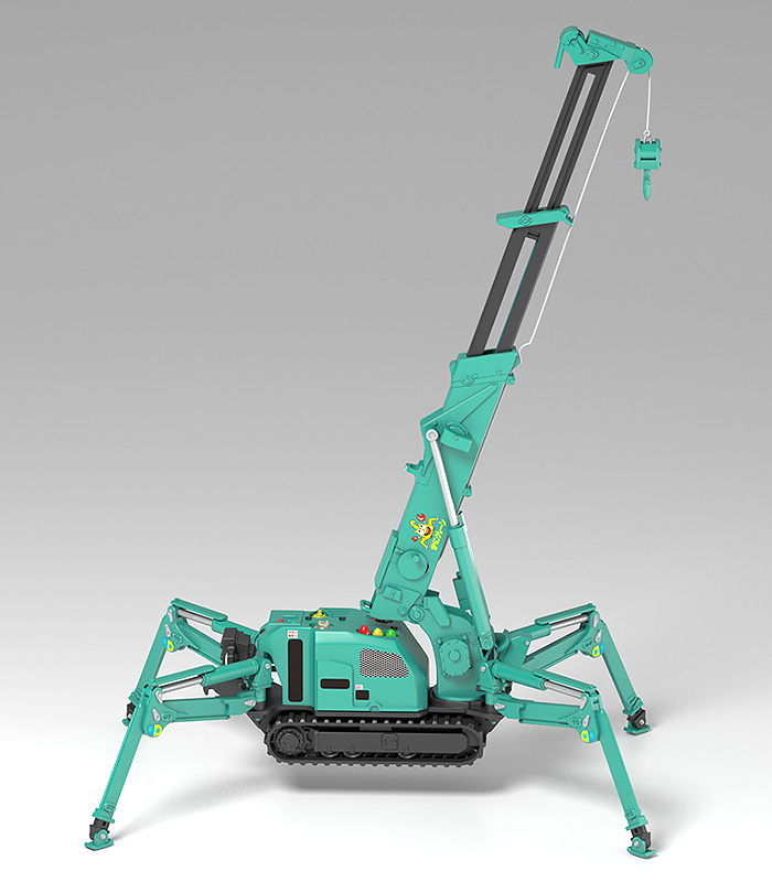 MODEROID - SPIDER CRANE GREEN MAEDA