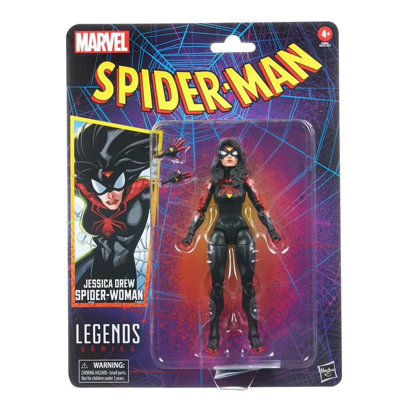 MARVEL LEGENDS - VINTAGE SPIDER-MAN JESSICA DREW SPIDER-WOMAN