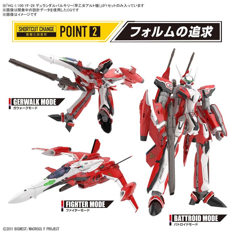 1/100 HG - YF-29 DURANDAL VALKYRIE ALTO