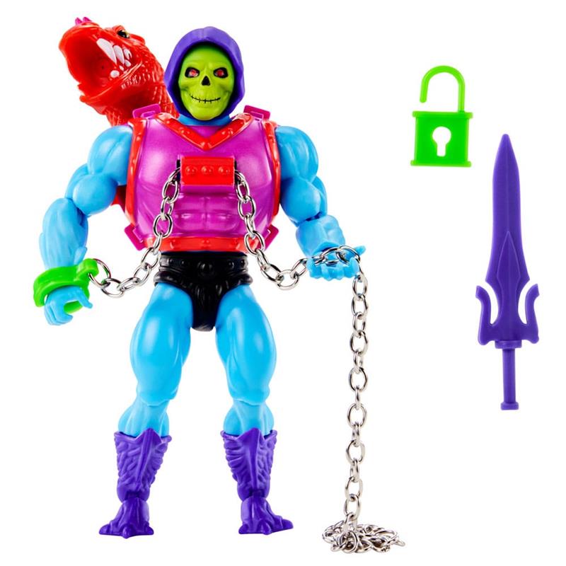 MASTERS OF THE UNIVERSE ORIGINS DELUXE ACTION FIGURE DRAGON BLASTER SKELETOR