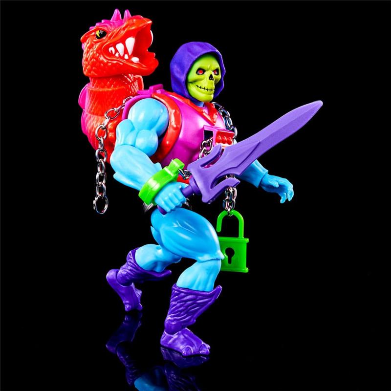 MASTERS OF THE UNIVERSE ORIGINS DELUXE ACTION FIGURE DRAGON BLASTER SKELETOR