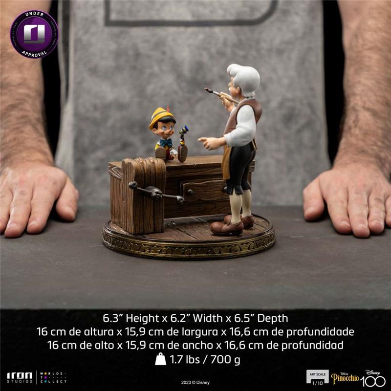 1/10 IRON STUDIOS - PINNOCHIO DISNEY 100TH REGULAR