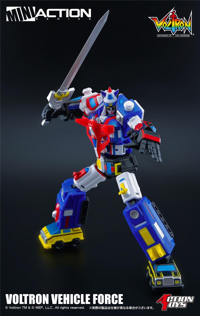 MINI ACTION VOLTRON VEICHLE FORCE (DAIRUGGER XV)