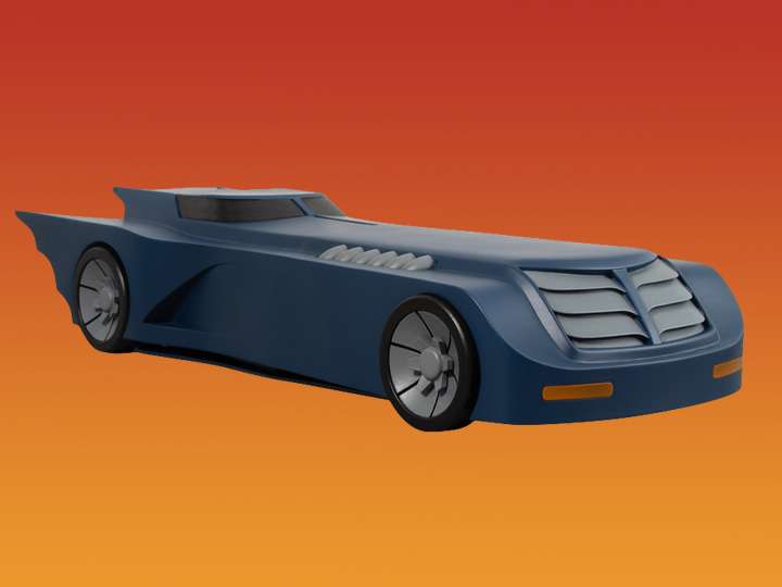 5 POINTS - BATMAN THE ANIMATED SERIES BATMOBILE