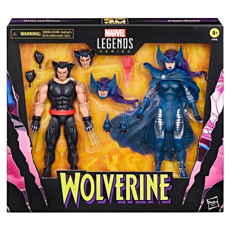 MARVEL LEGENDS - WOLVERINE AND PSYLOCKE