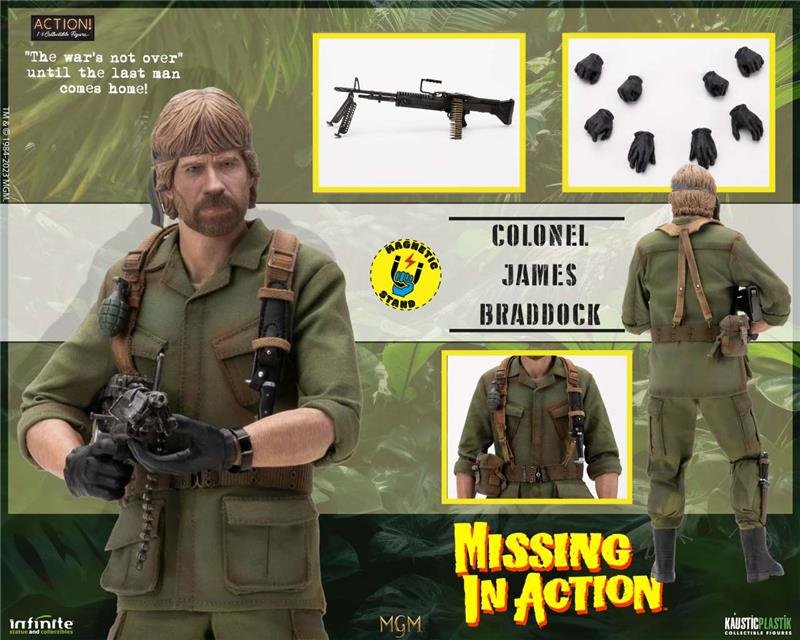 1/6 ACTION FIGURE - MISSING IN ACTION COLONEL JAMES BRADDOCK STANDARD EDITION