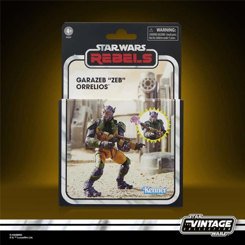 STAR WARS VINTAGE - REBELS ZEB ORRELIOS