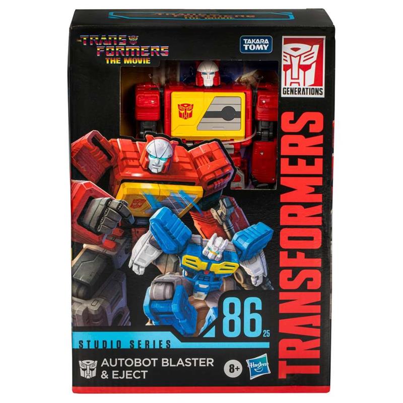 TRANSFORMERS STUDIO SERIES THE MOVIE AUTOBOT BLASTER & EJECT ACTION FIGURE