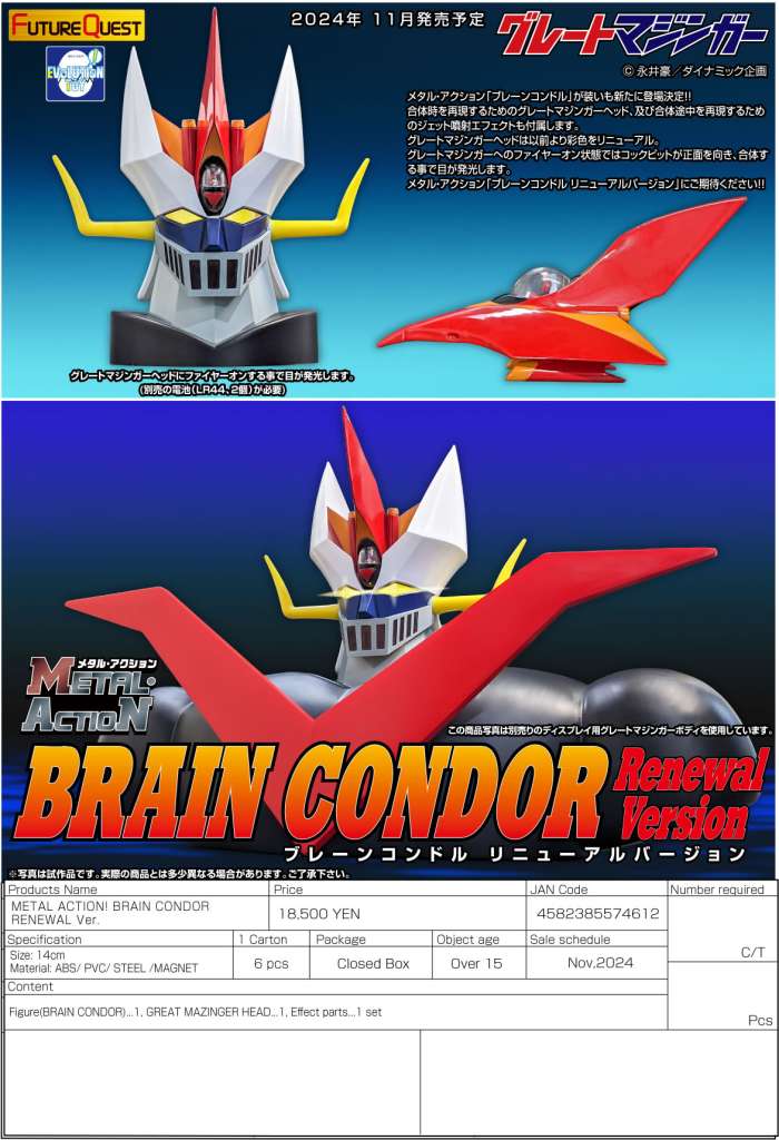 METAL ACTION! BRAIN CONDOR RENEWAL