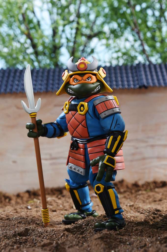 NECA - TMNT CARTOON SPACE ADVENTURE & SAMURAI TURTLES 2 PACK