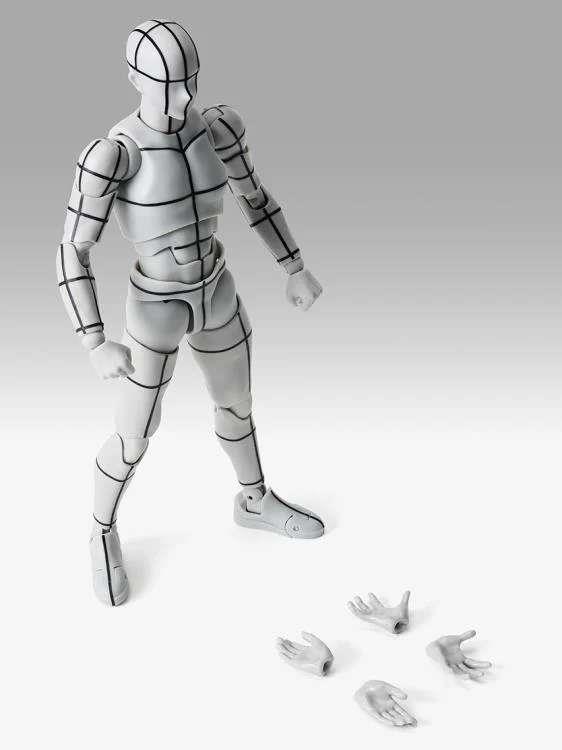 S.H. FIGUARTS - BODY-KUN SPORTS WIRE-FRAME GREY COLOR