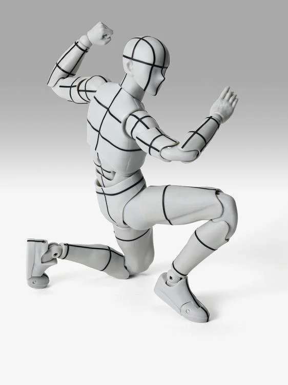 S.H. FIGUARTS - BODY-KUN SPORTS WIRE-FRAME GREY COLOR