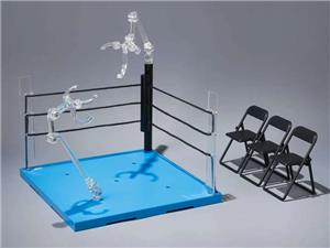 S.H. FIGUARTS - TAMASHII STAGE ACT RING CORNER NEUTRAL + FOLDING CHAIR SET