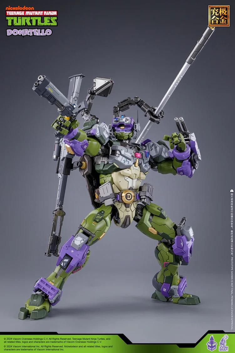 TMNT HB0015 ALLOY MECHA NINJA TURTLES DONATELLO