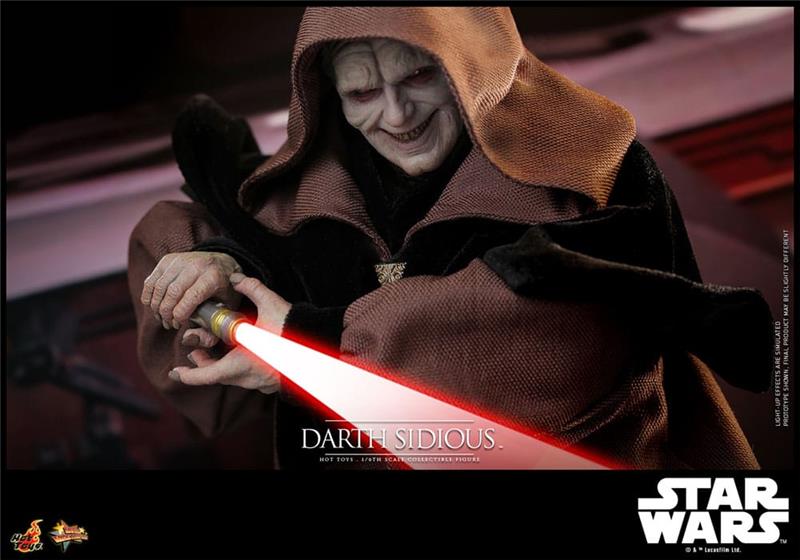 1/6 HOT TOYS - STAR WARS MOVIE MASTERPIECE DARTH SIDIOUS