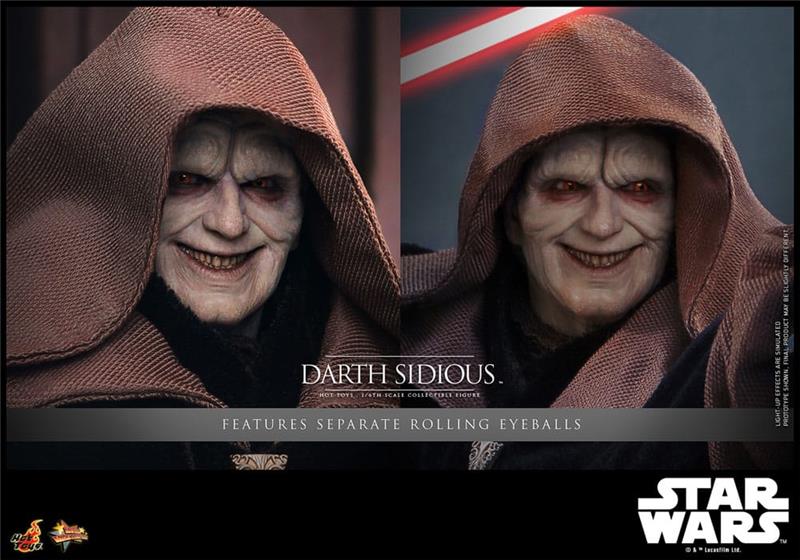 1/6 HOT TOYS - STAR WARS MOVIE MASTERPIECE DARTH SIDIOUS