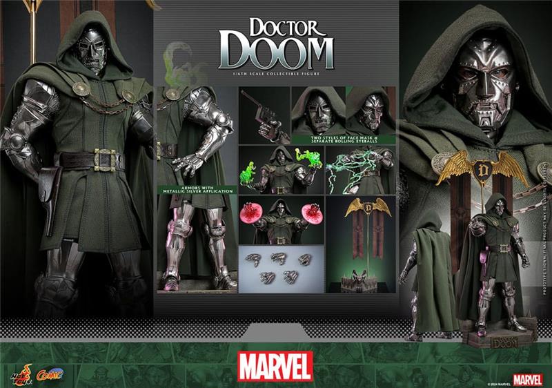 1/6 HOT TOYS - MARVEL COMIC MASTERPIECE DOCTOR DOOM