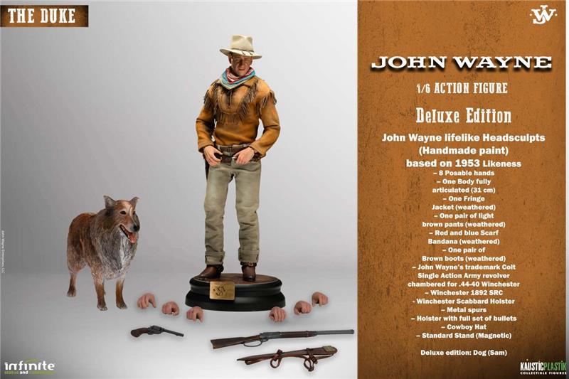 1/6 ACTION FIGURE - JOHN WAYNE THE DUKE DELUXE VERSION