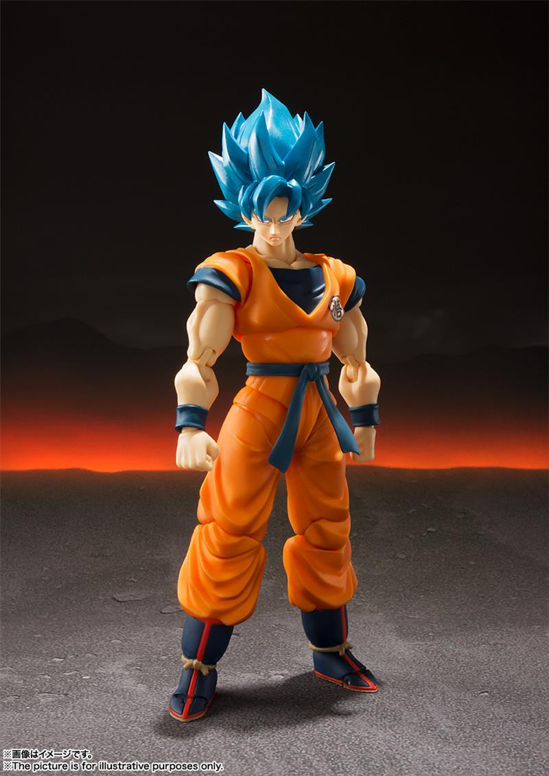 S.H. FIGUARTS - DRAGON BALL S.SAIYAN GOD SS GOKU RERUN