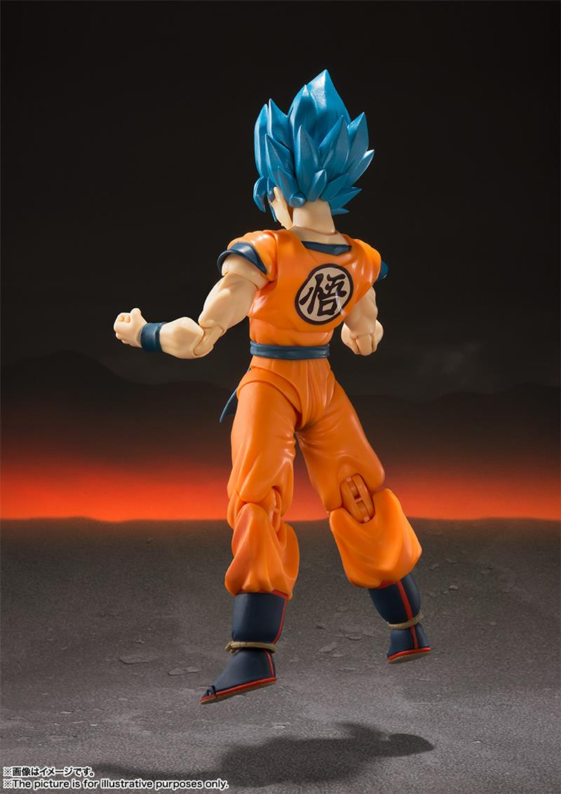 S.H. FIGUARTS - DRAGON BALL S.SAIYAN GOD SS GOKU RERUN