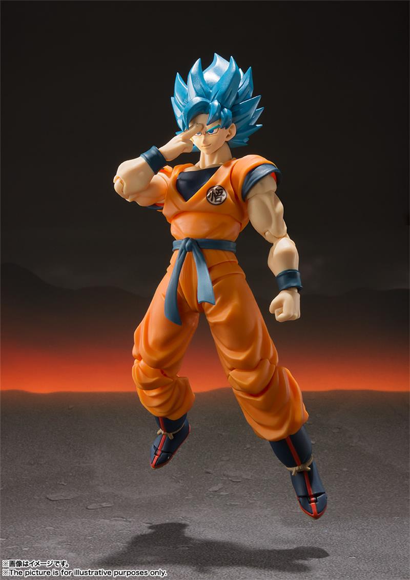 S.H. FIGUARTS - DRAGON BALL S.SAIYAN GOD SS GOKU RERUN