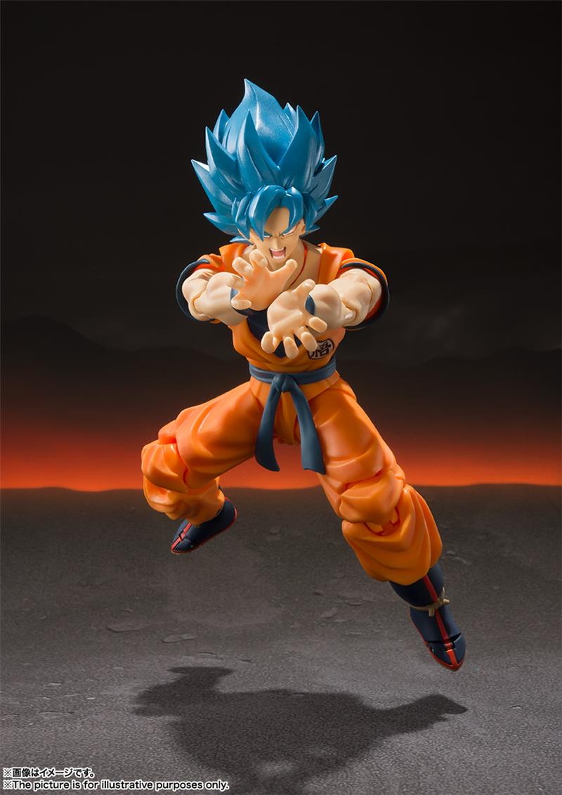 S.H. FIGUARTS - DRAGON BALL S.SAIYAN GOD SS GOKU RERUN