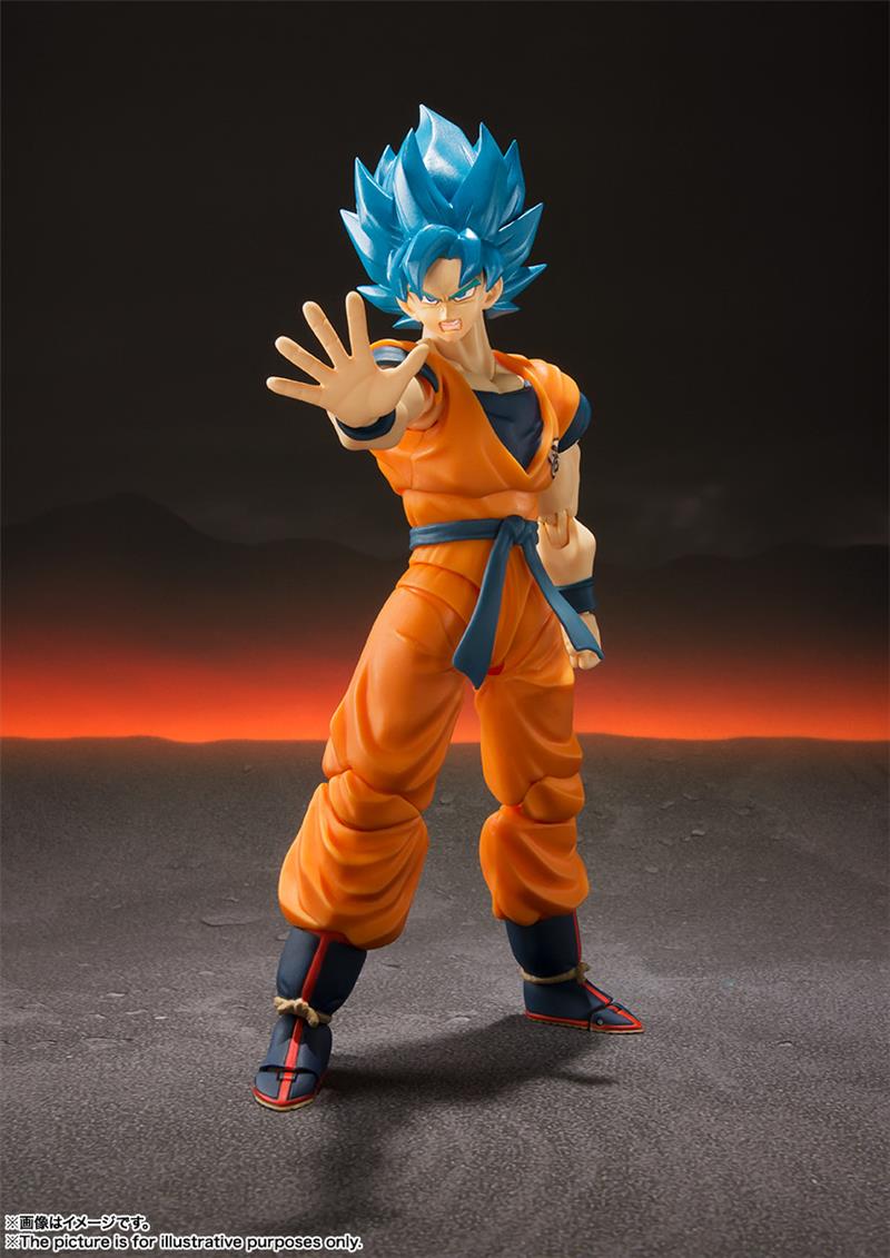 S.H. FIGUARTS - DRAGON BALL S.SAIYAN GOD SS GOKU RERUN