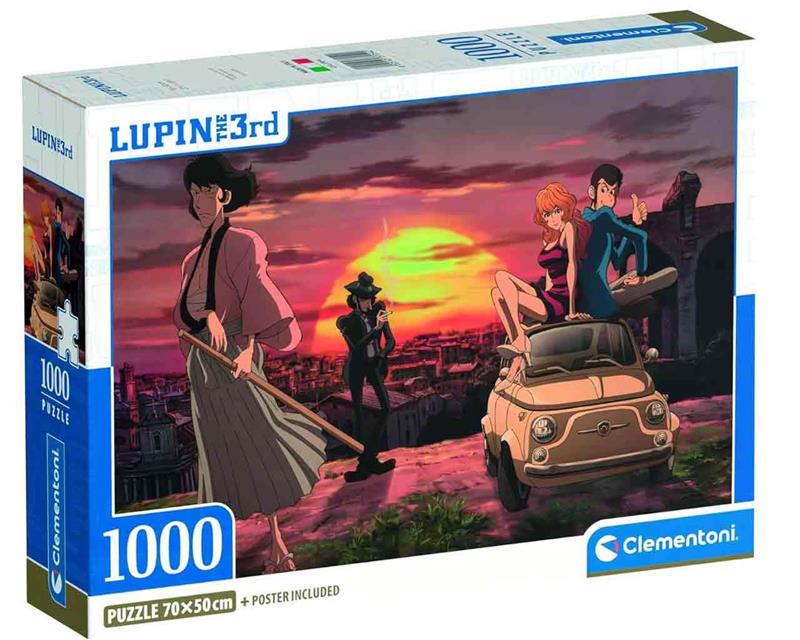 ANIME PUZZLE COLLECTION - LUPIN THE 3RD - SUNSET - JIGSAW PUZZLE 1000 PCS