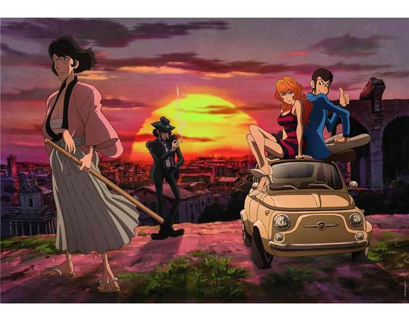 ANIME PUZZLE COLLECTION - LUPIN THE 3RD - SUNSET - JIGSAW PUZZLE 1000 PCS