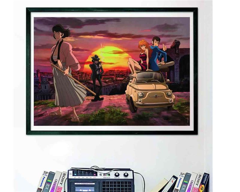 ANIME PUZZLE COLLECTION - LUPIN THE 3RD - SUNSET - JIGSAW PUZZLE 1000 PCS