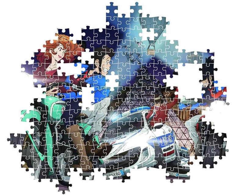 ANIME PUZZLE COLLECTION - LUPIN THE 3RD - CHASE - JIGSAW PUZZLE 1000 PCS