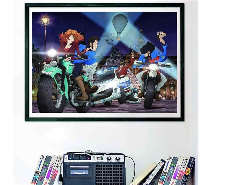 ANIME PUZZLE COLLECTION - LUPIN THE 3RD - CHASE - JIGSAW PUZZLE 1000 PCS