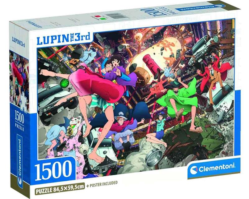 ANIME PUZZLE COLLECTION - LUPIN THE 3RD - EXPLOSION - JIGSAW PUZZLE 1500 PCS