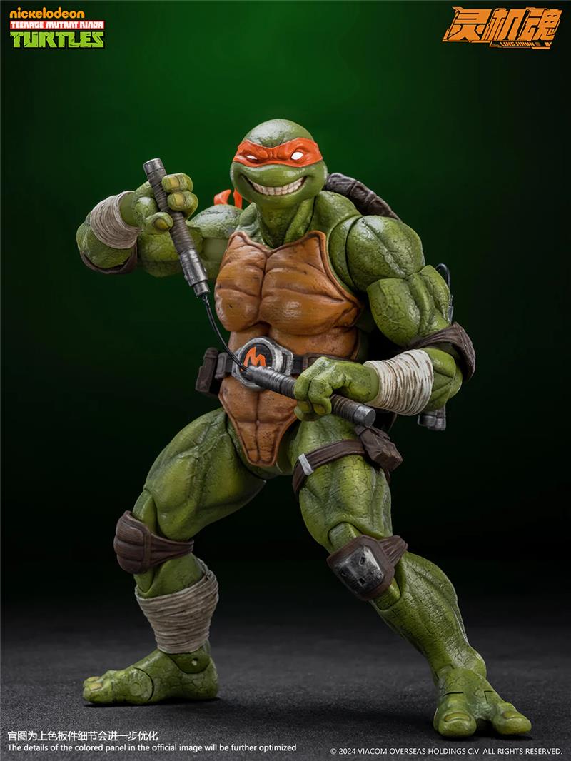 NINJA TURTLES SERIES ACTION FIGURE - MICHELANGELO