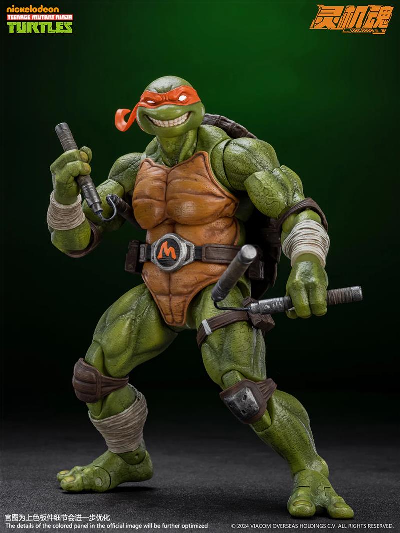 NINJA TURTLES SERIES ACTION FIGURE - MICHELANGELO