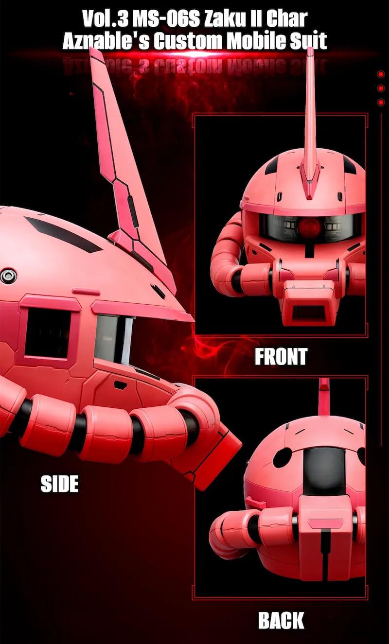 BN-HEAD COLLECTION VOL3 MS-06S ZAKU II (POSSIBILI TAGLI)