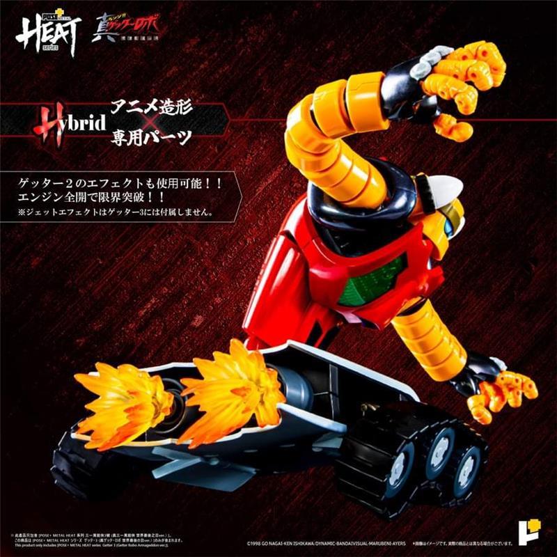 POSE+ METAL HEAT SERIES GETTER3 (GETTER ROBO ARMAGEDDON VER.) - RISTAMPA