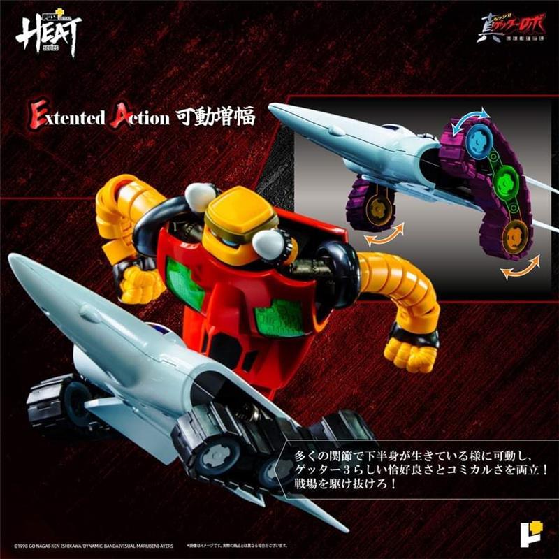 POSE+ METAL HEAT SERIES GETTER3 (GETTER ROBO ARMAGEDDON VER.) - RISTAMPA