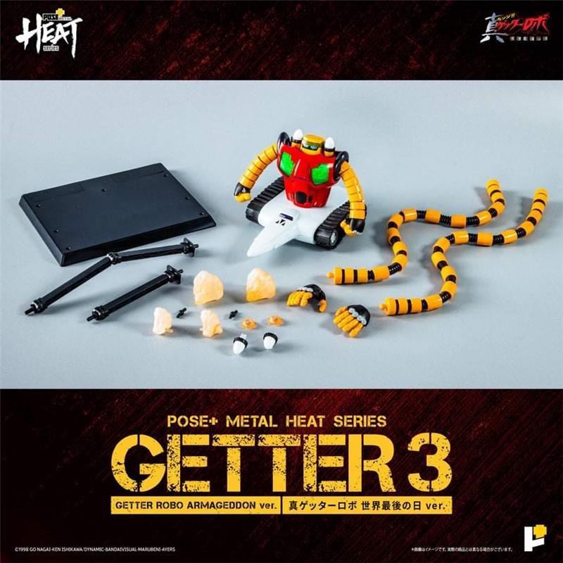 POSE+ METAL HEAT SERIES GETTER3 (GETTER ROBO ARMAGEDDON VER.) - RISTAMPA