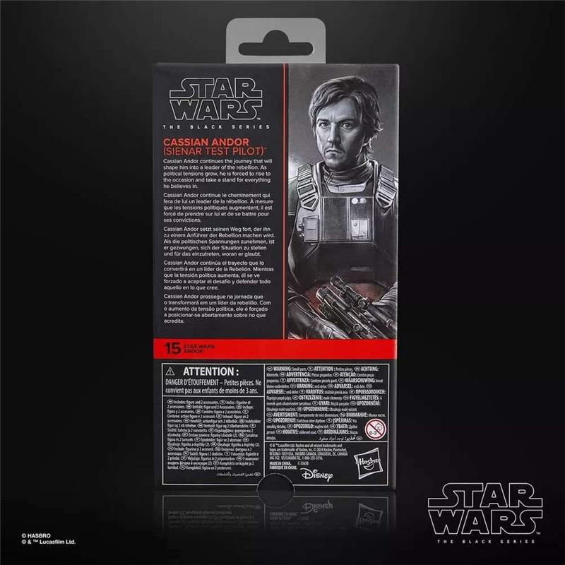 STAR WARS BLACK SERIES ANDOR CASSIAN ANDOR SIENAR TEST PILOT