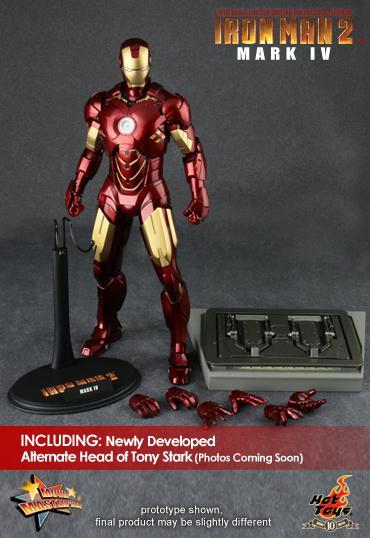 1/6 HOT TOYS - IRON MAN 2: MK IV LIMITED EDITION