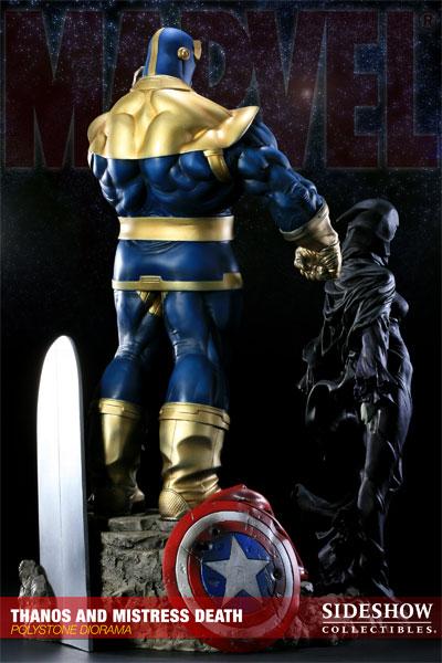 MARVEL DIORAMA THANOS AND MISTRESS DEATH