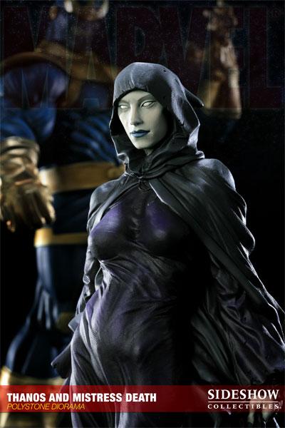 MARVEL DIORAMA THANOS AND MISTRESS DEATH