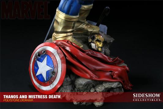 MARVEL DIORAMA THANOS AND MISTRESS DEATH