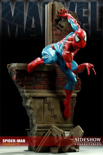 MARVEL COMIQUETTE SPIDER-MAN STATUE