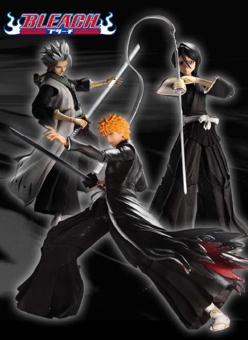 BLEACH PLAY ARTS KAI - ICHIGO RUKIA TOSHIRO (SET DI 3)