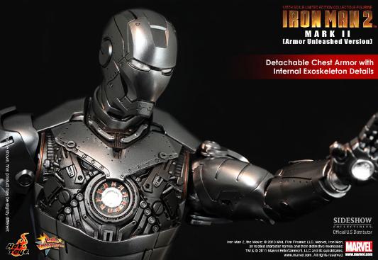 1/6 HOT TOYS - IRON MAN 2: MK II UNLEASHED VERS.