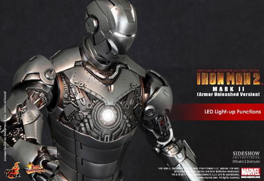 1/6 HOT TOYS - IRON MAN 2: MK II UNLEASHED VERS.