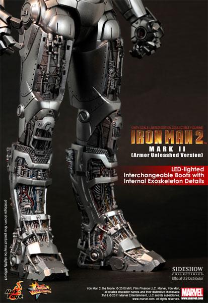 1/6 HOT TOYS - IRON MAN 2: MK II UNLEASHED VERS.